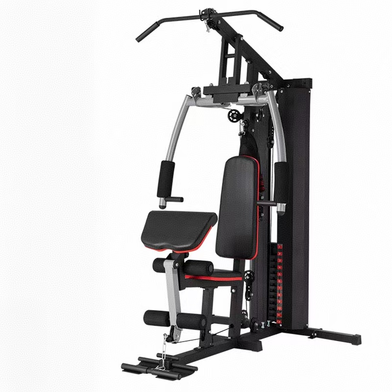 All In One Gym Home Equipment - オールインワンホームジムマルチマシン男性用メタルボディビルディング器具、胸筋、上腕二頭筋、肩、背中、上腕三頭筋、脚のエクササイズ用