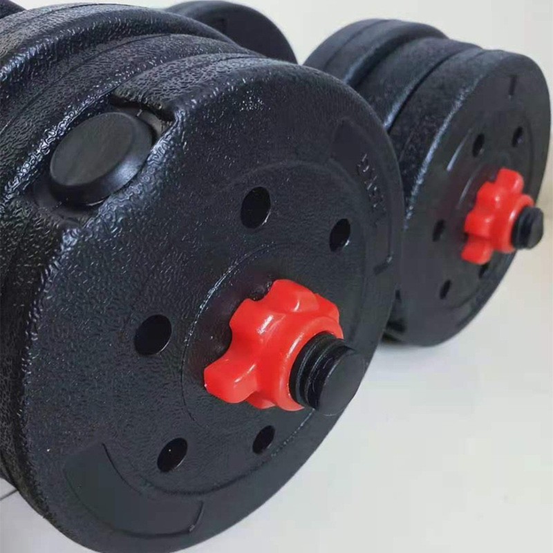 Home Gym Equipment Set - HOES-ダンベルロックナット-高品質PVC 4個セット、25mmサイズ、赤色、ホームジムの標準ウェイトに最適