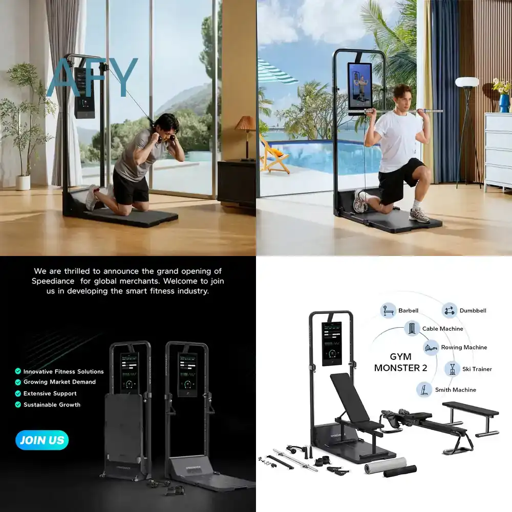 All In One Gym Home Equipment - スピードアンス オールインワン ジム フィットネス機器 家庭用 設置不要