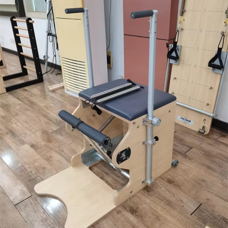 Leg Home Gym Workout - YTYIN プロ仕様ホームジムセット | オーク材ピラティス・リフォーマー、ヨガ＆ワークアウト用ワンダチェア