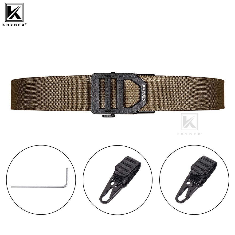 Battle Rope Heavy - KRYDEX 1.5インチ タクティカルヘビーデューティーベルト EDC リジッドナイロン CCW