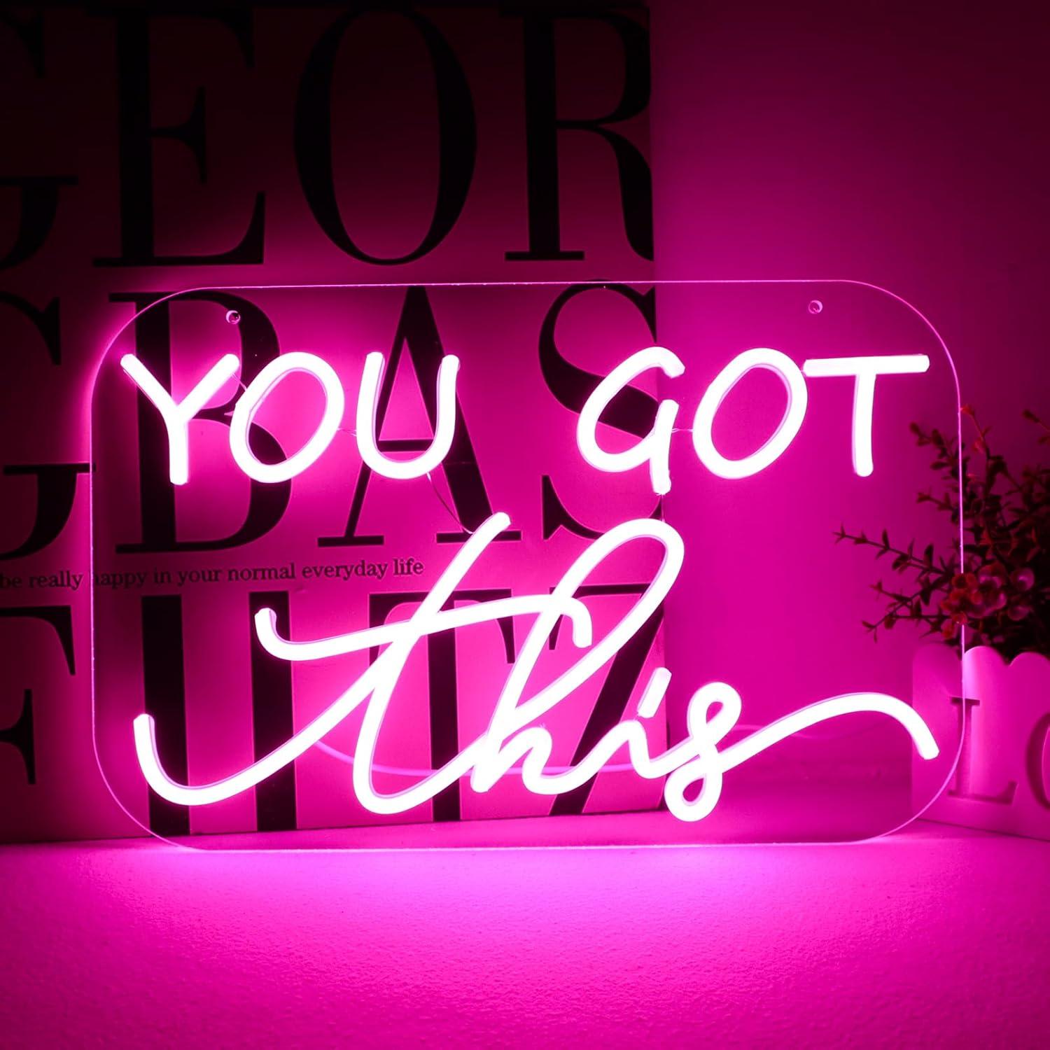 あなたにぴったりのネオンサイン USB調光可能なLEDネオン - Home Gym Neon Sign のレビューと価格