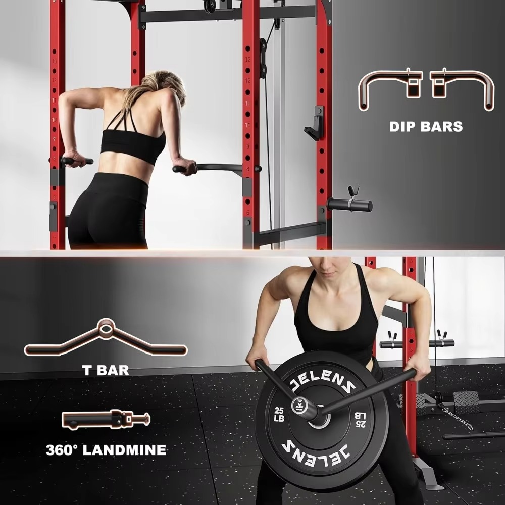 S21パワーケージ多機能ラック調整可能ケーブルクロスオーバー - Home Gym Equipment Set のレビューと価格