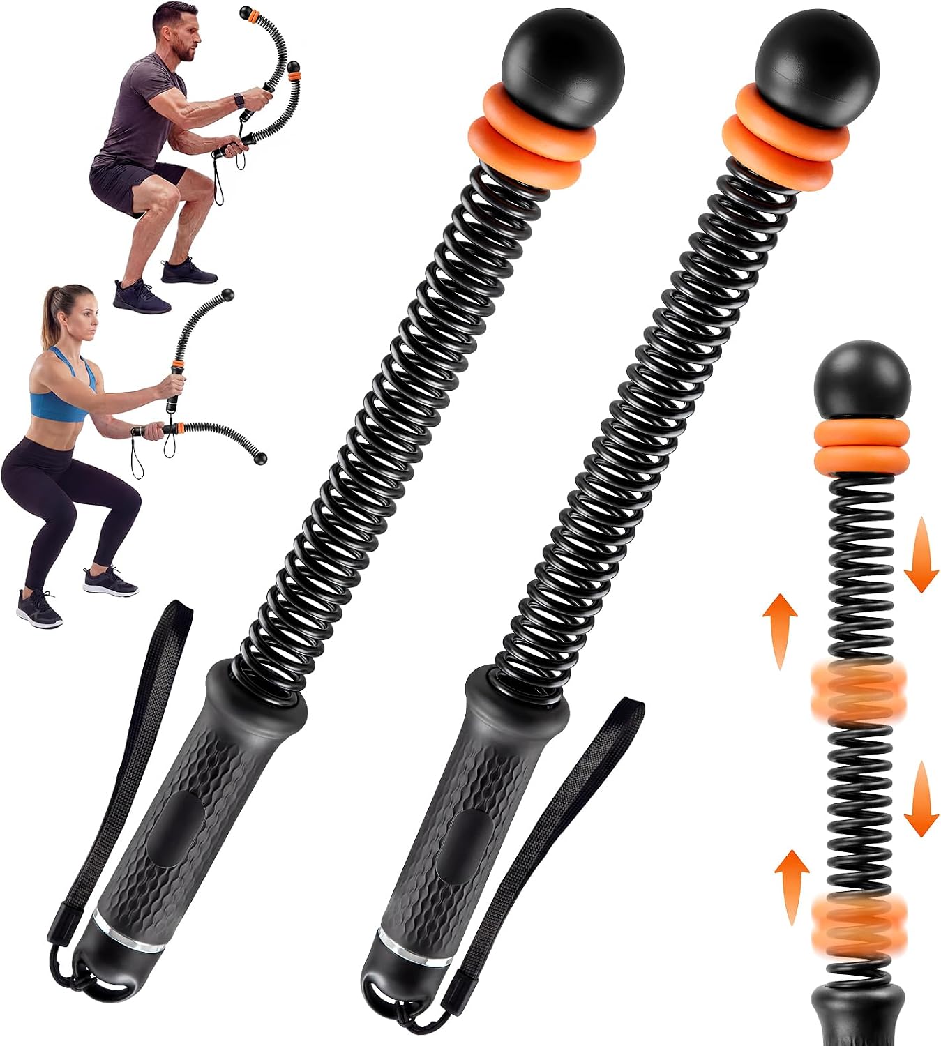 調節可能なロープレスバトルロープ、ホームジム用コードレストレ - Home Gym Portable のレビューと価格
