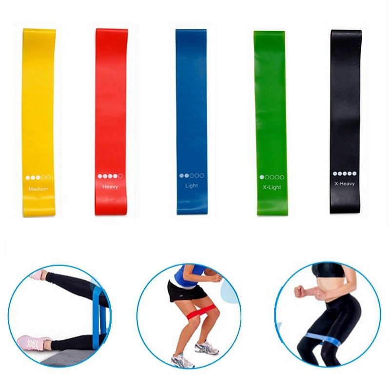 汎用性の高いTPE製エクササイズバンド。5段階の負荷調整が可 - Home Gym Routine のレビューと価格