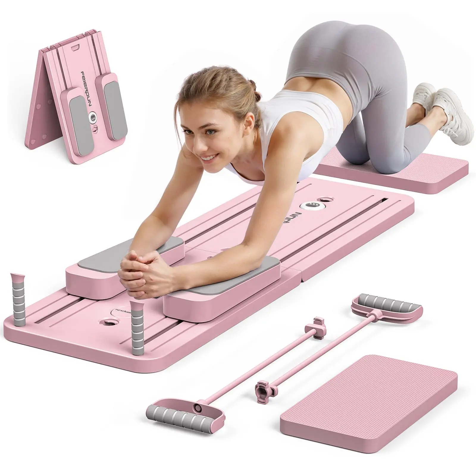 折りたたみ式ピラティスボード 多機能腹部コアトレーナー 腹筋 - Home Gym Yoga のレビューと価格