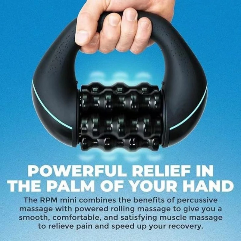 振動式ハンドヘルドマッサージローラー、速度調整可能、USB充 - Home Gym Portable のレビューと価格