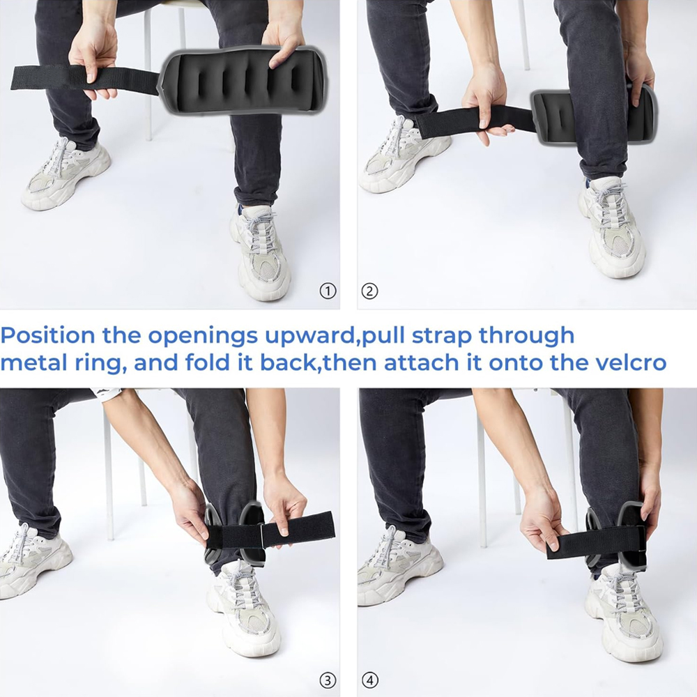1ペアのリストウェイト、女性男性用足首ウェイト、調節可能なリ - Home Gym Routine のレビューと価格