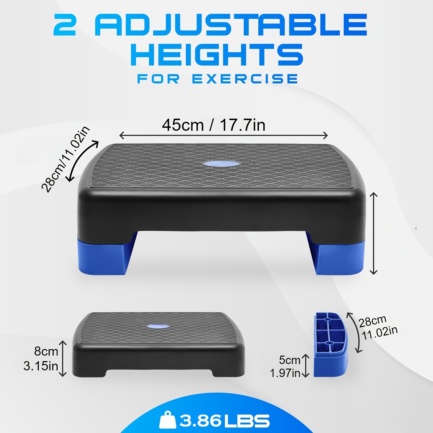 高さ調節可能なエアロビクス用ステップ台。PP素材を使用し、軽 - Leg Home Gym Workout のレビューと価格