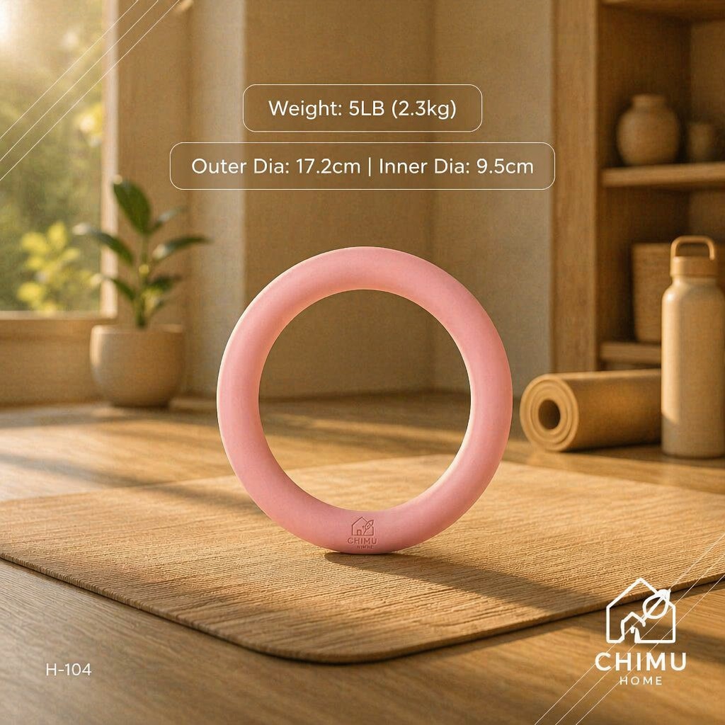 【CHIMU HOME】ヨガウェイトリング シリコン製 5ポ - Home Gym Yoga のレビューと価格