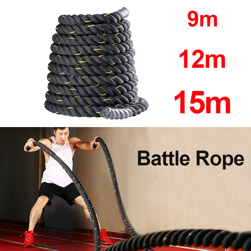9M/12M/15M フィットネスバトルロープ クロスフィッ - Battle Rope Heavy のレビューと価格