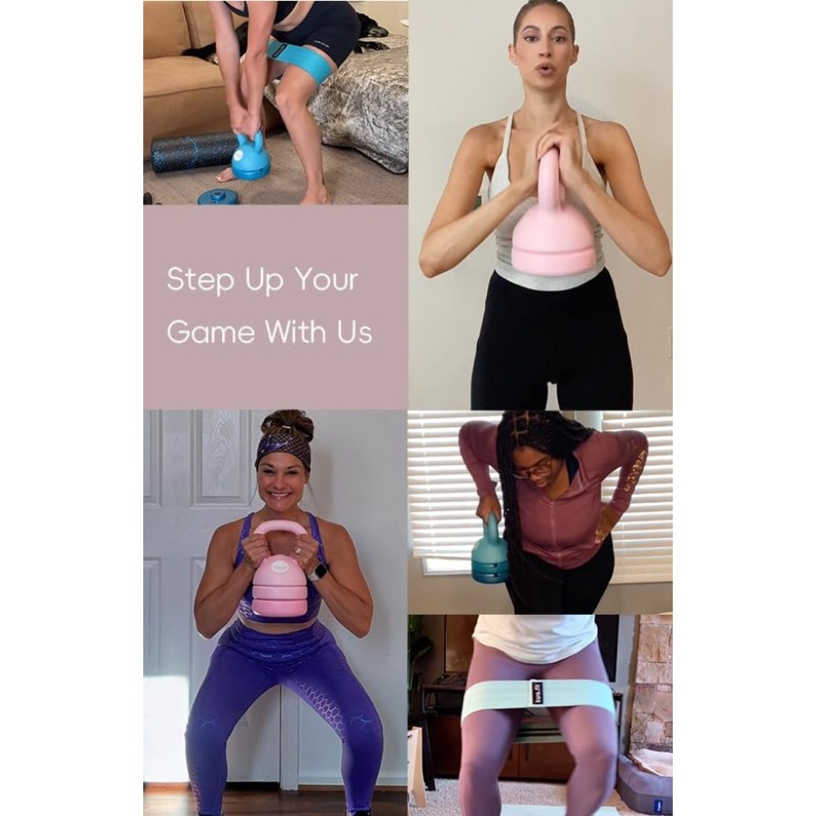 家庭用調整可能ケトルベル 鋳鉄製 ブラックパウダーコート仕上 - Leg Home Gym Workout のレビューと価格