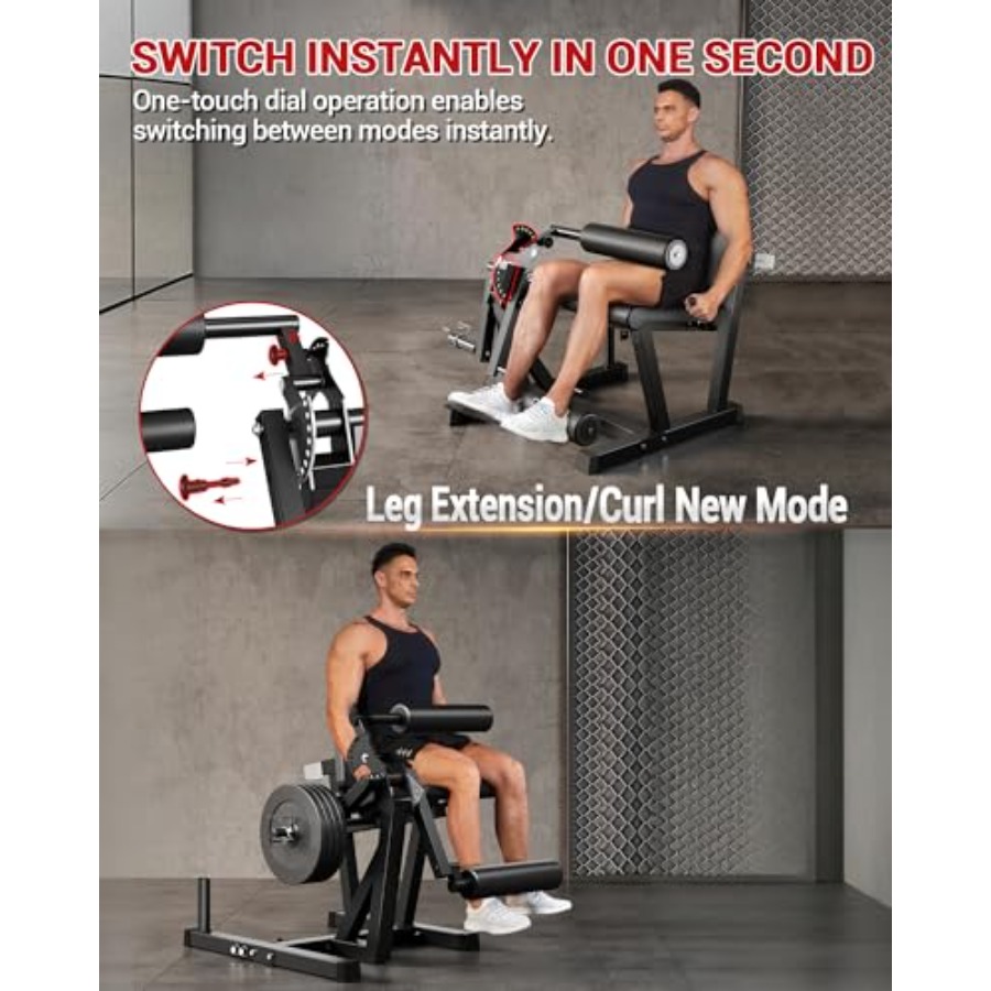 ホームジム用レッグエクステンション＆カールマシン、スチール製 - Leg Home Gym Workout のレビューと価格