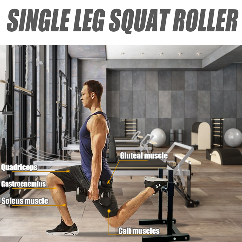 調整可能なシングルレッグスクワットスタンド - 脚の筋力トレ - Leg Home Gym Workout のレビューと価格