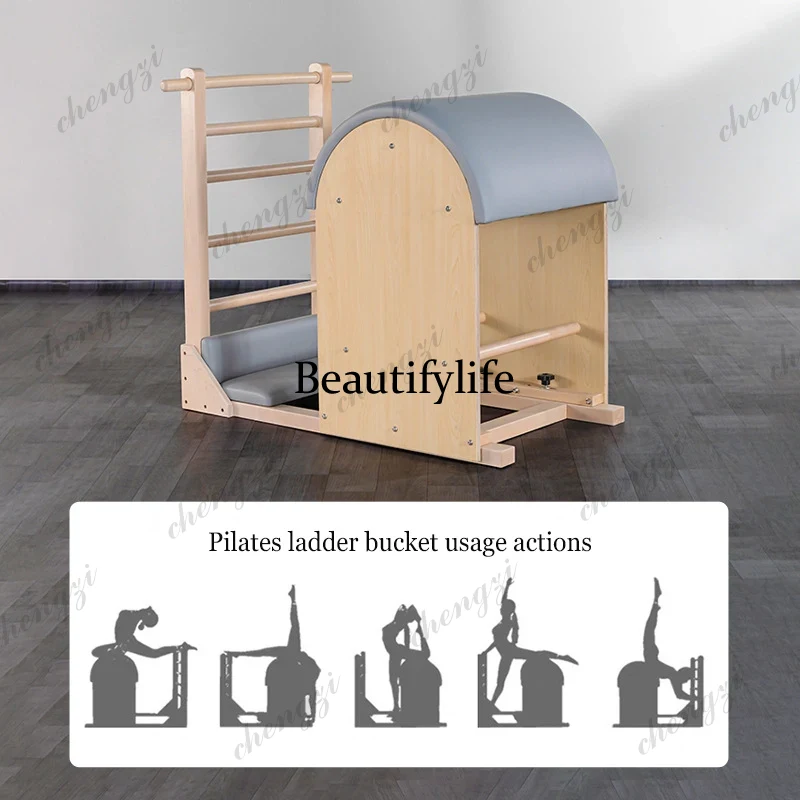 ホーム、メープル製ラダーバレル、ヨガジム、プライベートレッス - Home Gym Equipment Set のレビューと価格