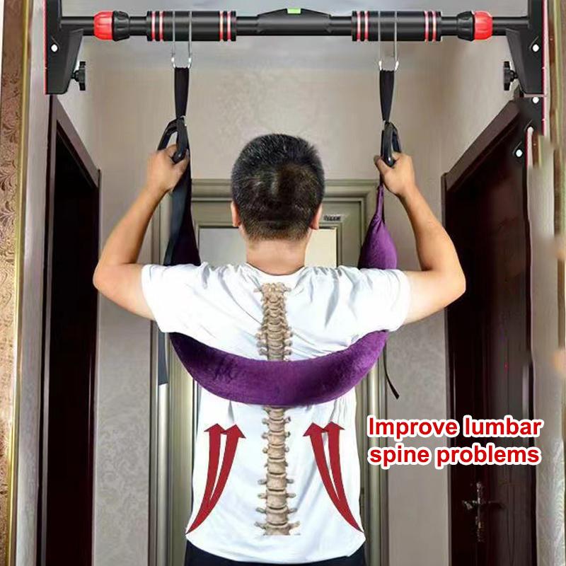 ホームジム腰椎牽引ベルト 調節可能な水平バー ストレッチバッ - Home Gym Routine のレビューと価格