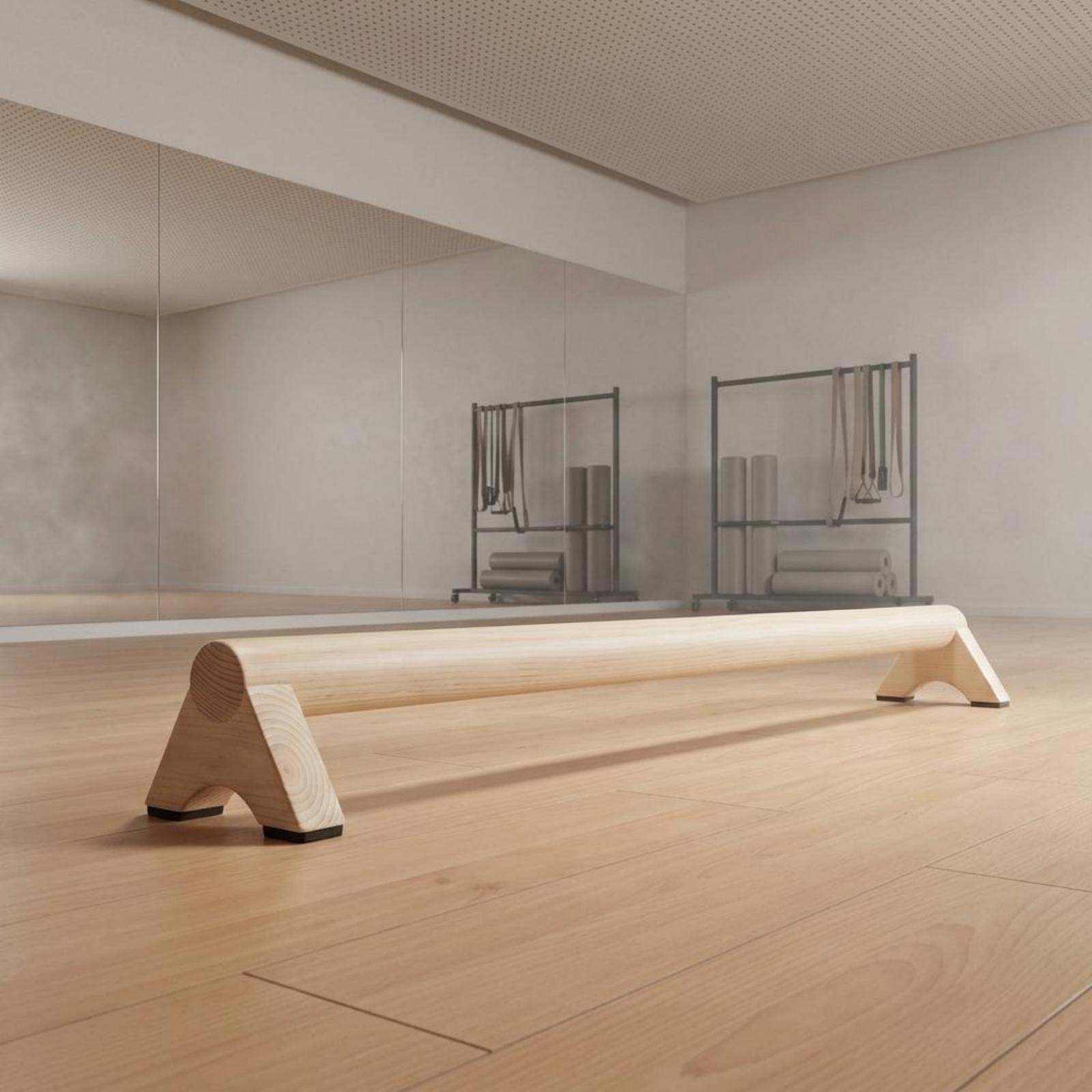 バランスビームトレーナー木製エクササイズボード ジム、家庭、 - Home Gym Routine のレビューと価格