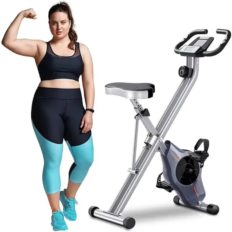 家庭用ジム用のポータブルスチール素材エクササイズバイク、折り - Home Gym Portable のレビューと価格