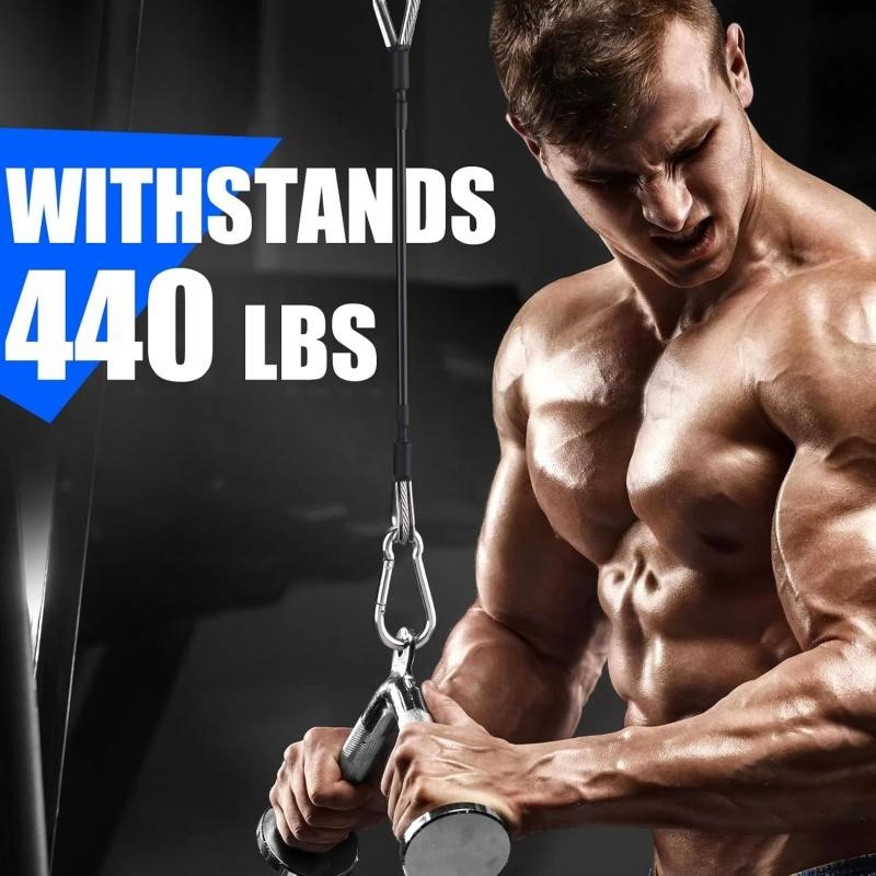 1/2個 25cm ジムケーブル延長コード ボウフレックスホ - Lat Pulldown Cable のレビューと価格