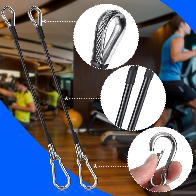 1/2個 25cm ジムケーブル延長コード ボウフレックスホ - Lat Pulldown Cable のレビューと価格