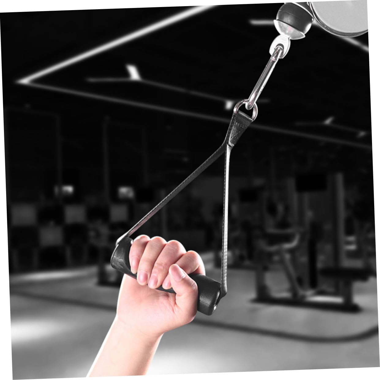 1ペアの人間工学に基づいたエクササイズハンドル、プーリーケー - Lat Pulldown Cable のレビューと価格
