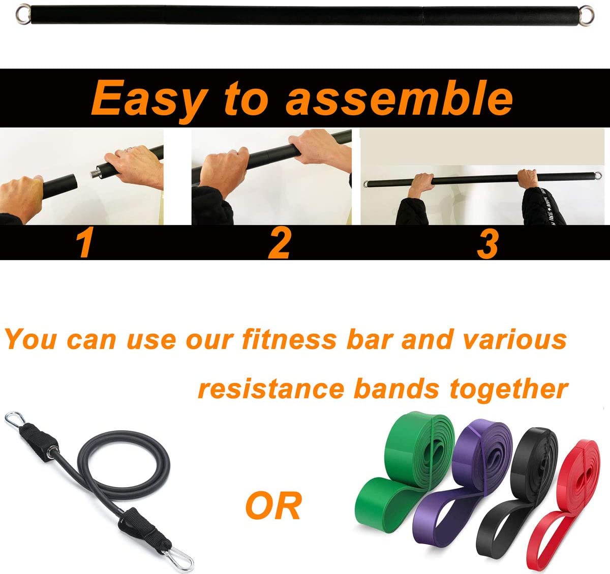 150ポンド フィットネス戦利品抵抗弾性バンドワークアウト  - Home Gym Equipment Set のレビューと価格