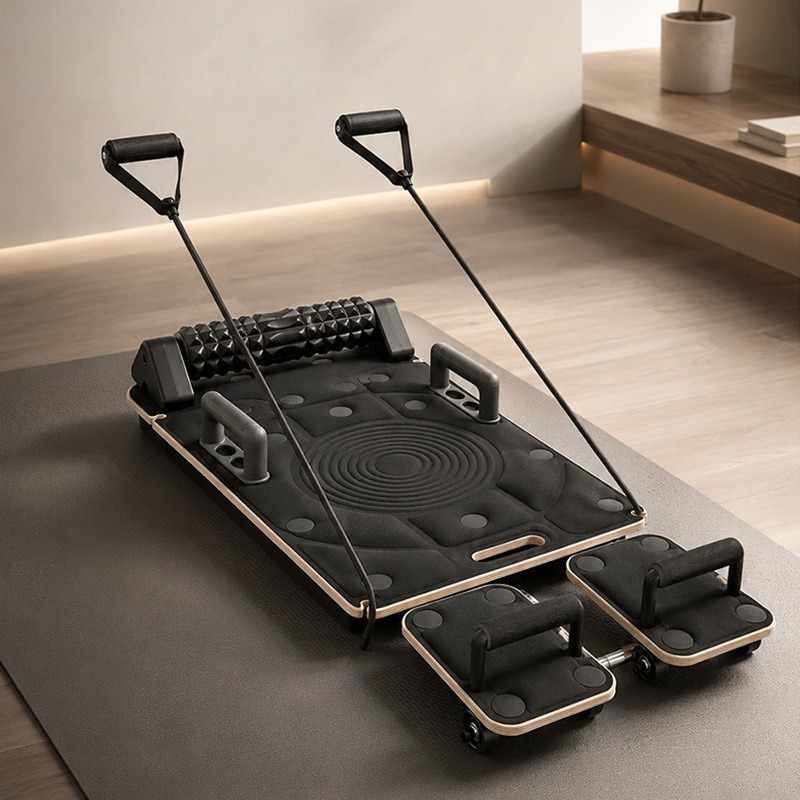 多機能折りたたみ式ピラティスコアトレーニングベッド ヨガワー - Leg Home Gym Workout のレビューと価格