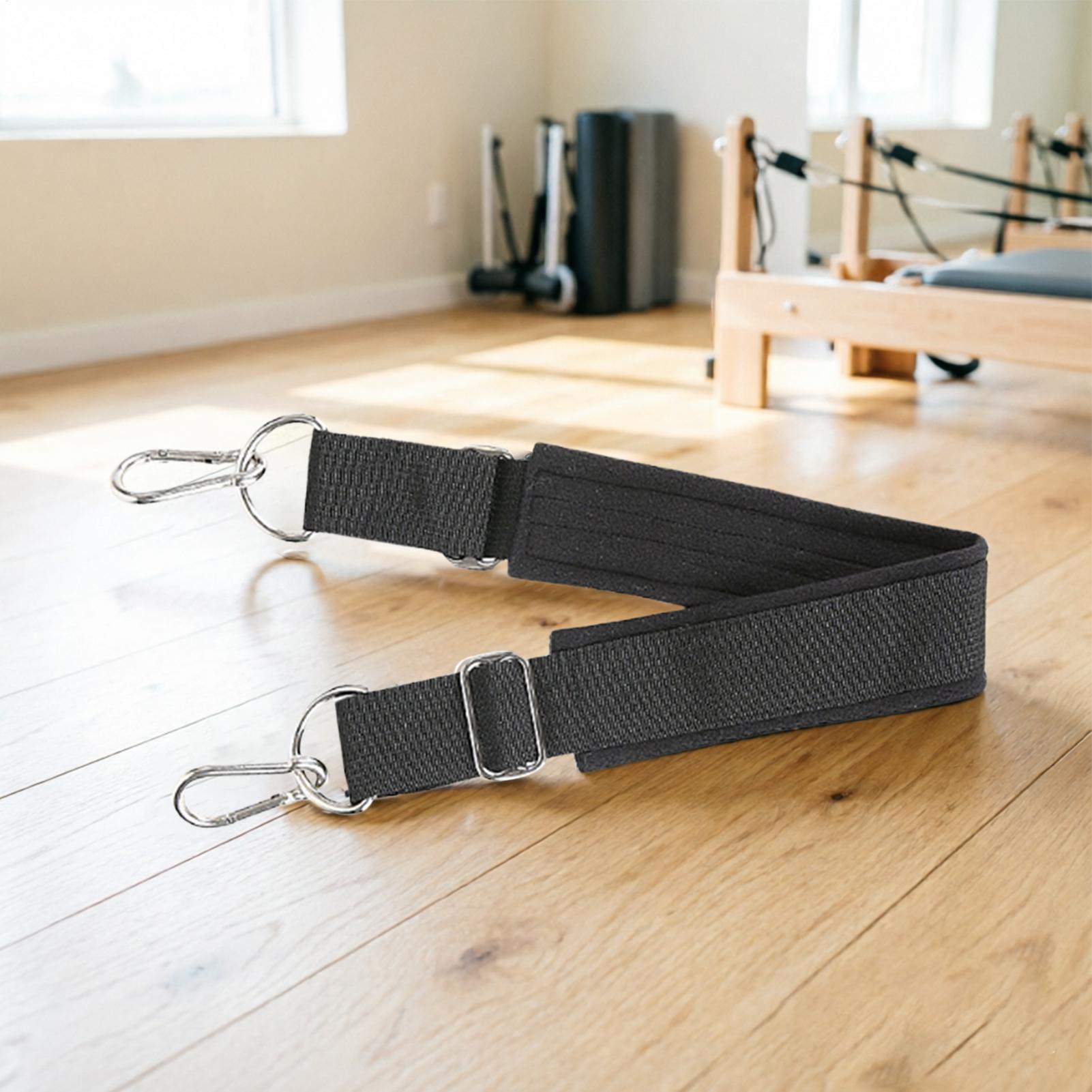 リフォーマーフットストラップ ダブルループ 厚手 滑り止め  - Home Gym Yoga のレビューと価格